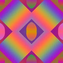 Colorful Geometric Tile Tilings