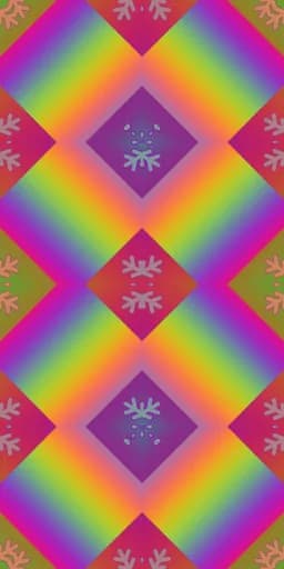 Rainbow Tiled Facade