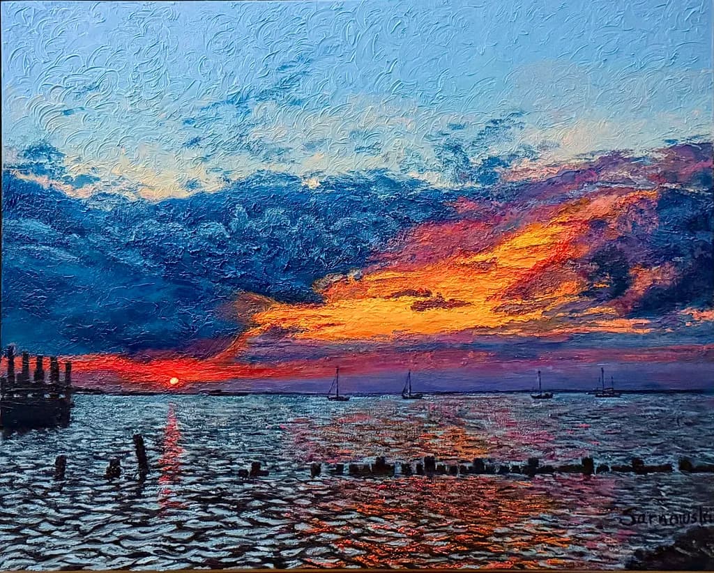 When the Sky Ignites: A Harbor at Harvey Cedars, NJ