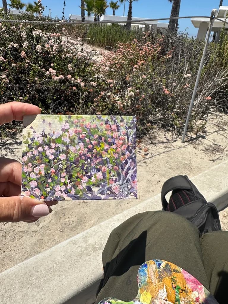 Whispers of Spring: A Small-Format Impression of Coastal Blooms in Full Color