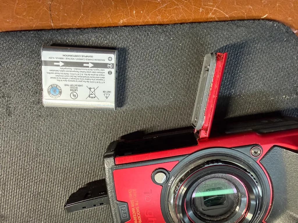 Red Camera Battery Pack