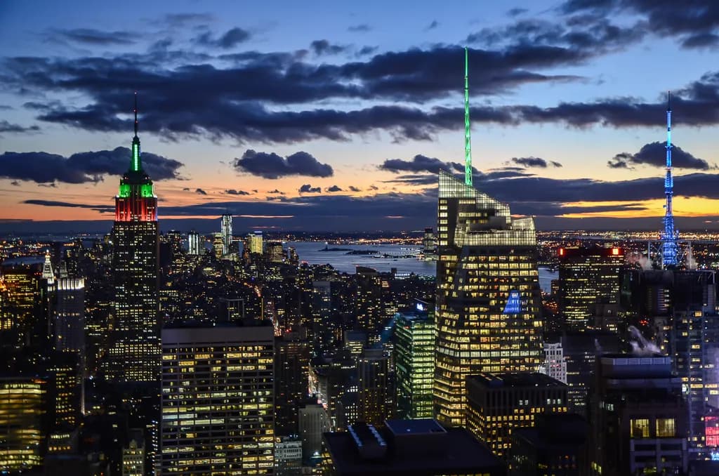 City Lights at Dusk