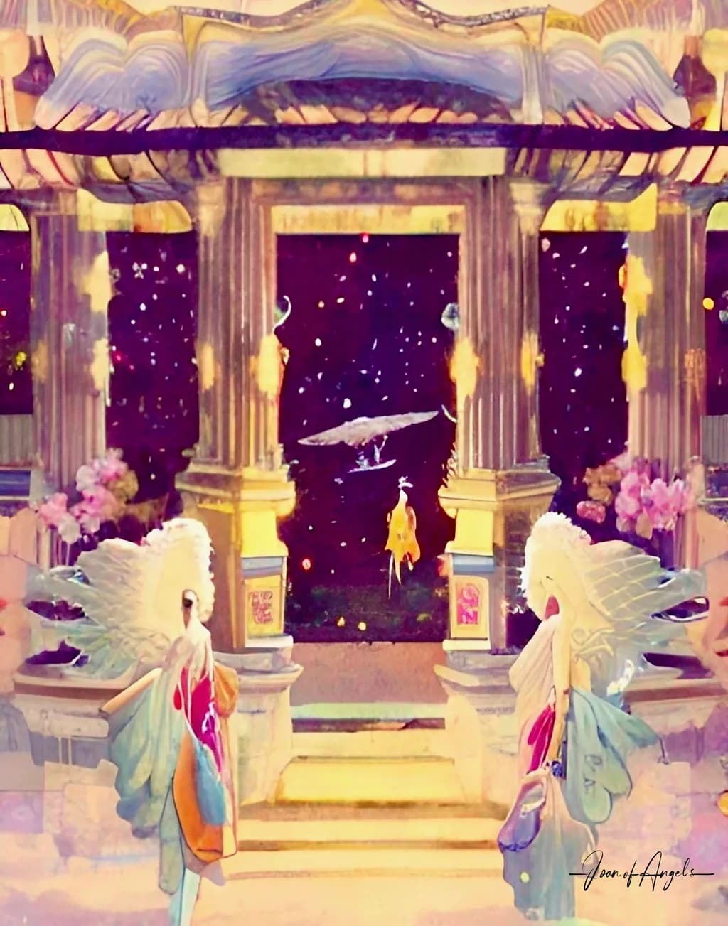 Celestial Whispers: A Journey Through Ethereal Realms and Angelic Architecture