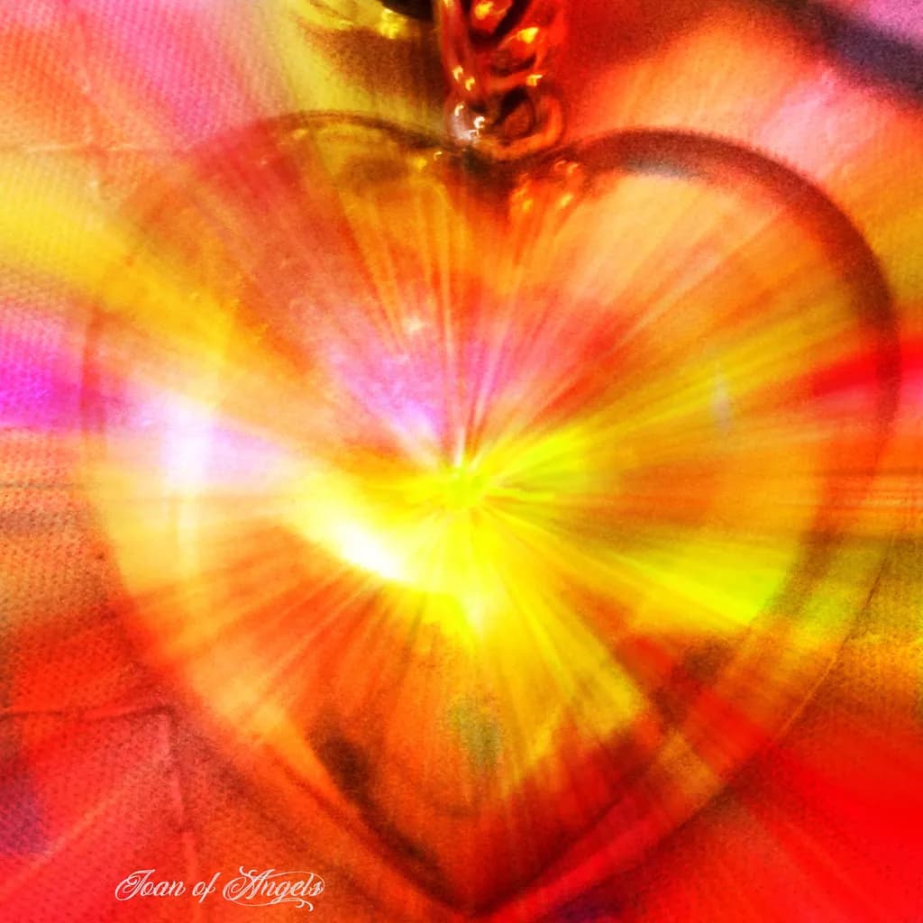 Radiant Heart: A Vibrant Dance of Light and Color