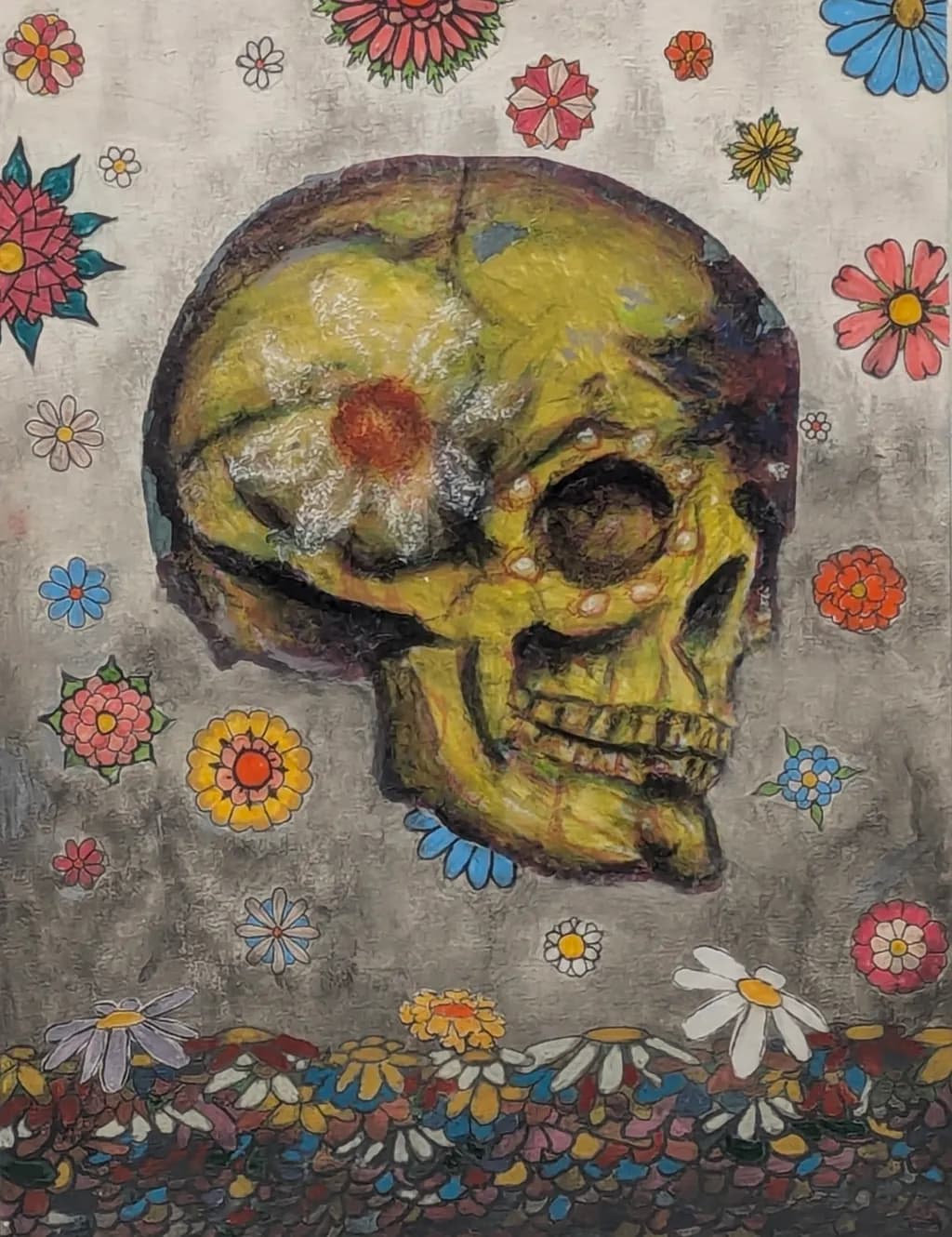 Floral Skull Bloom