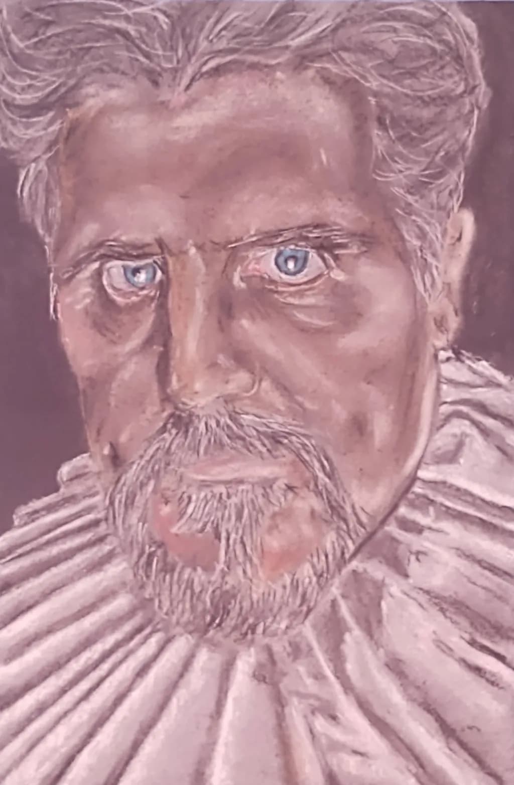 Ethereal Gaze: A Portrait of Intensity and Depth