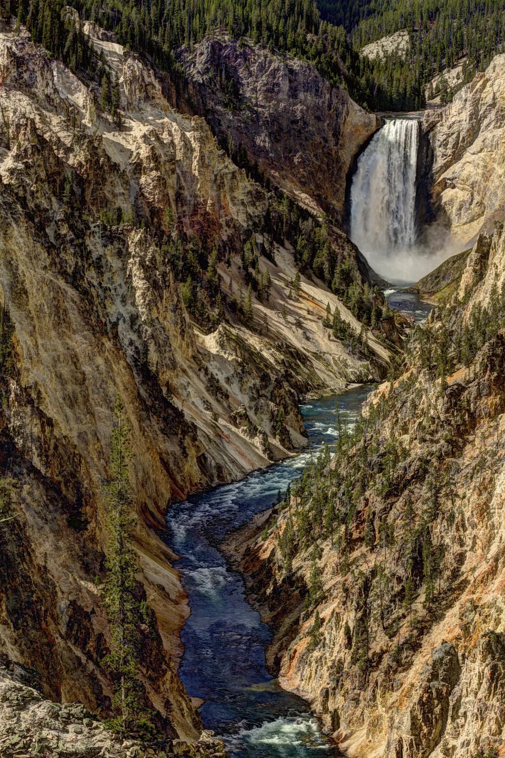 Yellowstone Waterfall Canyon