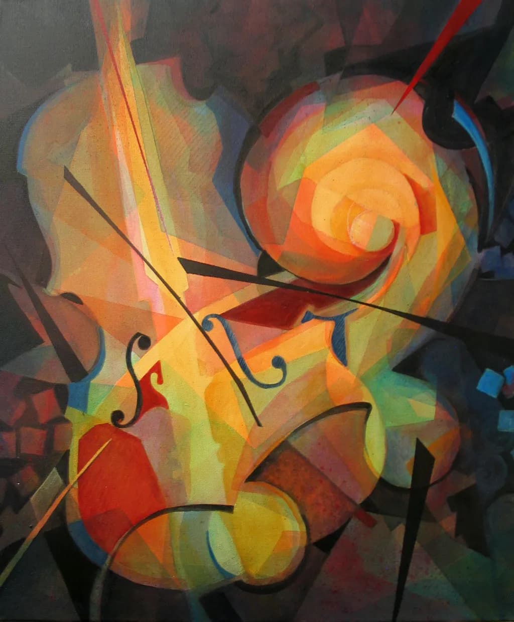 Geometric Violin Rhapsody