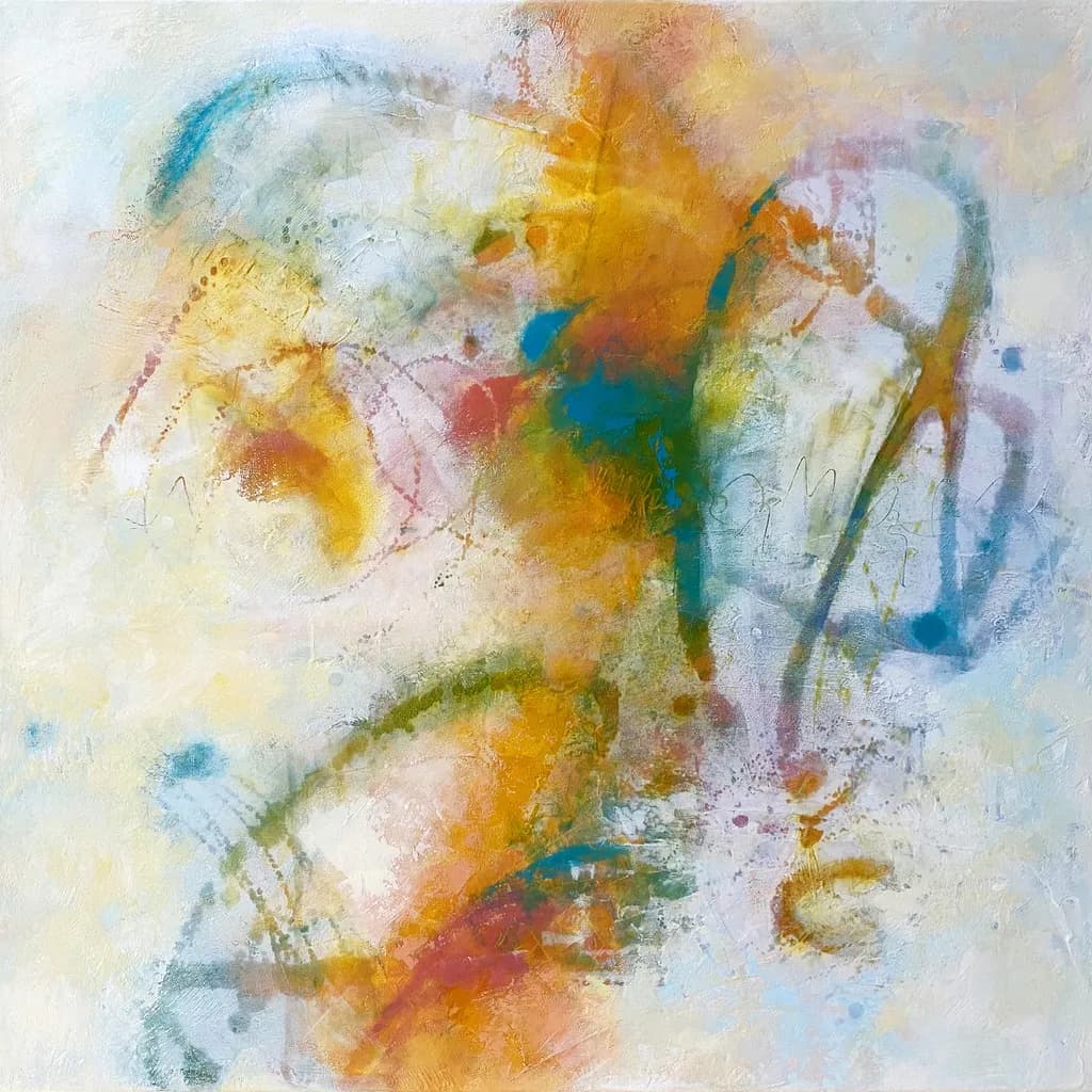 Whispers of Color: An Abstract Journey Through Light and Emotion