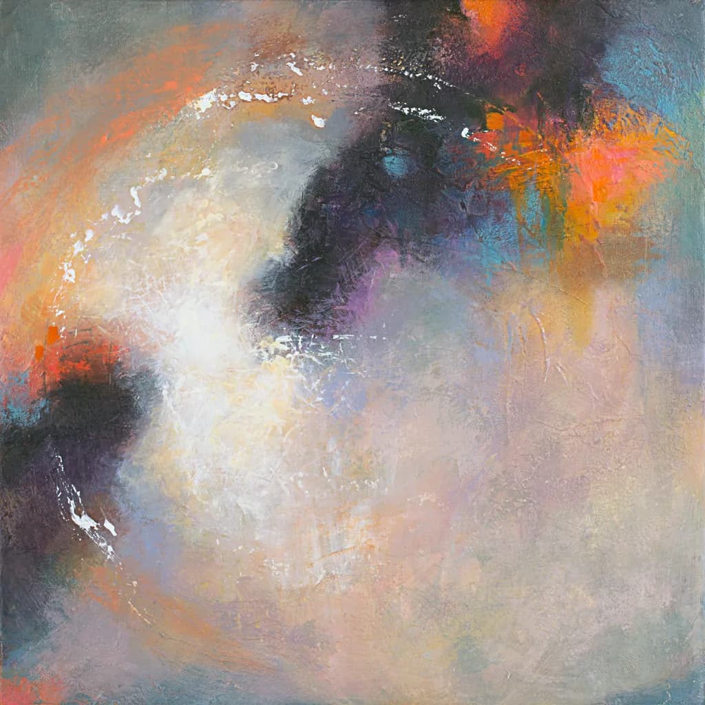 Ethereal Swirls: A Colorful Journey Through Abstract Textures
