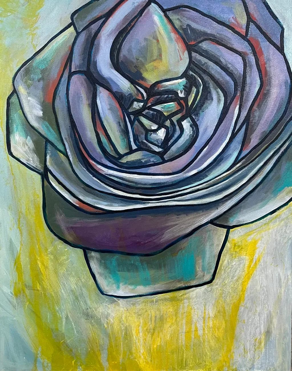 Stylized Rose Elegance
