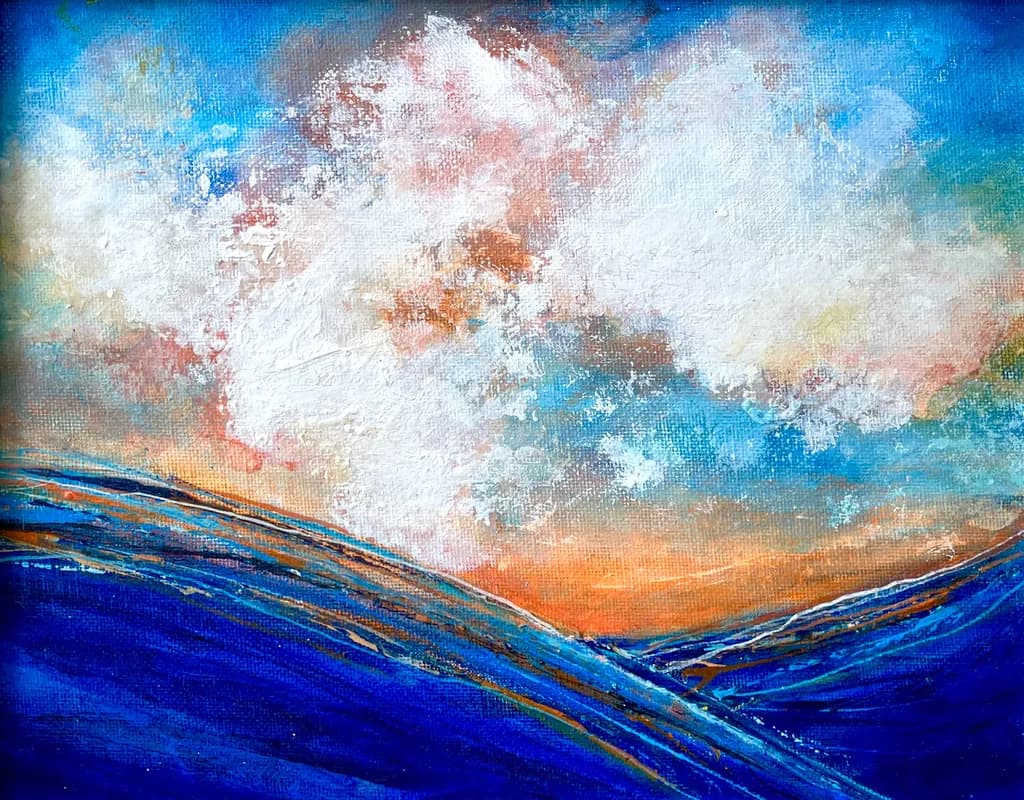 Whispers of the Sky: A Dance of Clouds and Waves