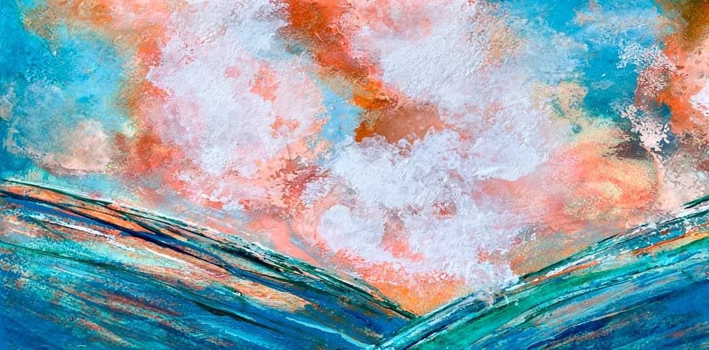 Whispers of the Horizon: A Vibrant Dance of Sky and Sea