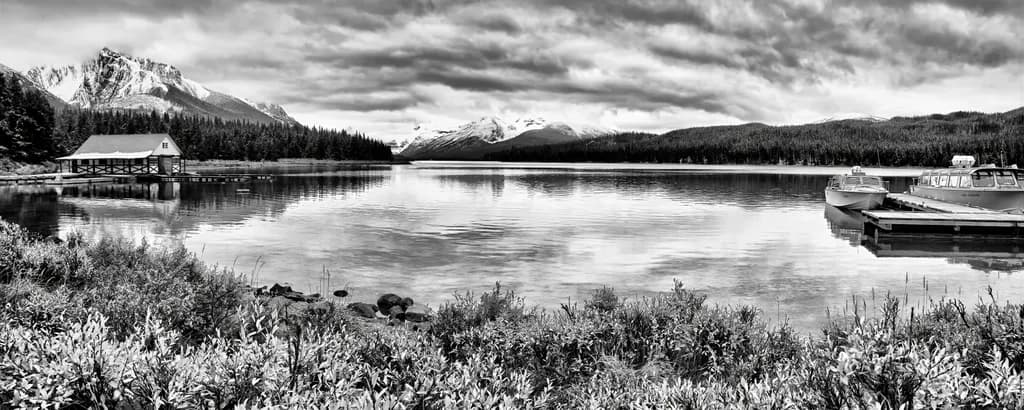 Maligne Lake Reflections