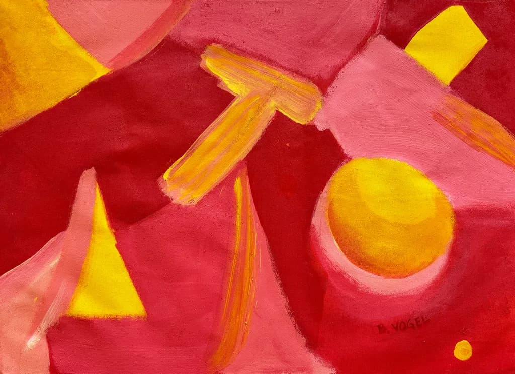 Vibrant Harmony: A Dance of Shapes and Colors in Abstract Expressionism