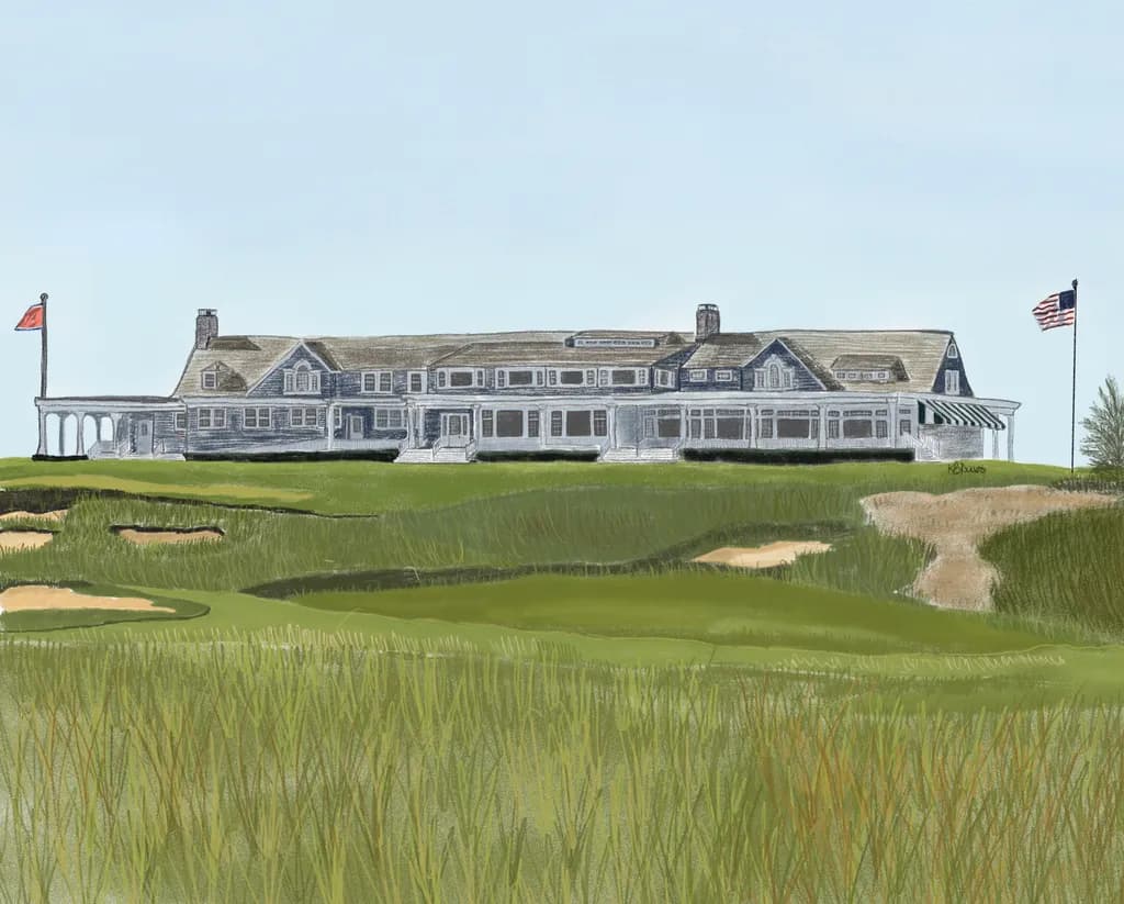 Shinnecock Hills Golf Club drawing