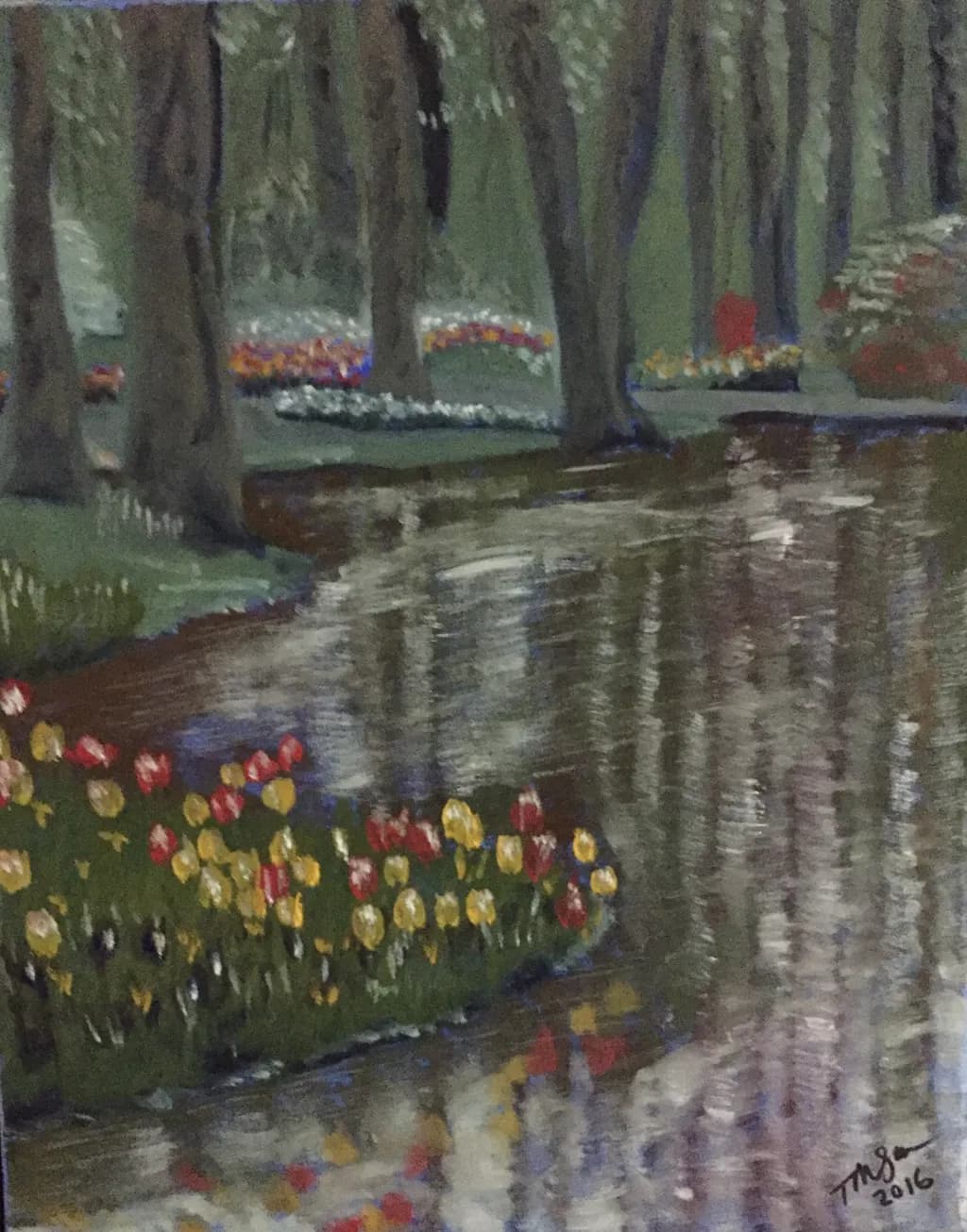 Whispers of Spring: A Tranquil Reflection in Nature's Embrace