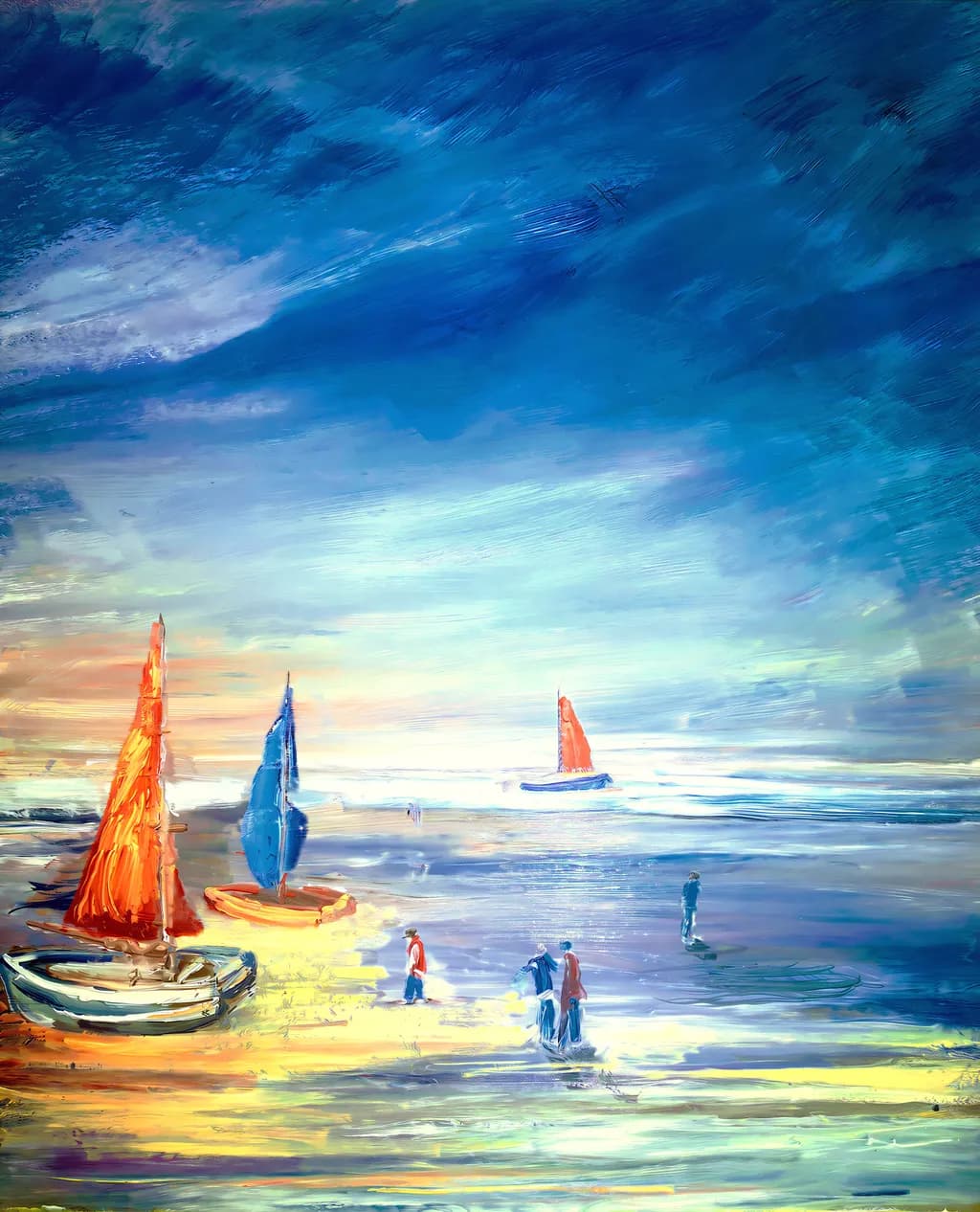 Evening Sail Seascape
