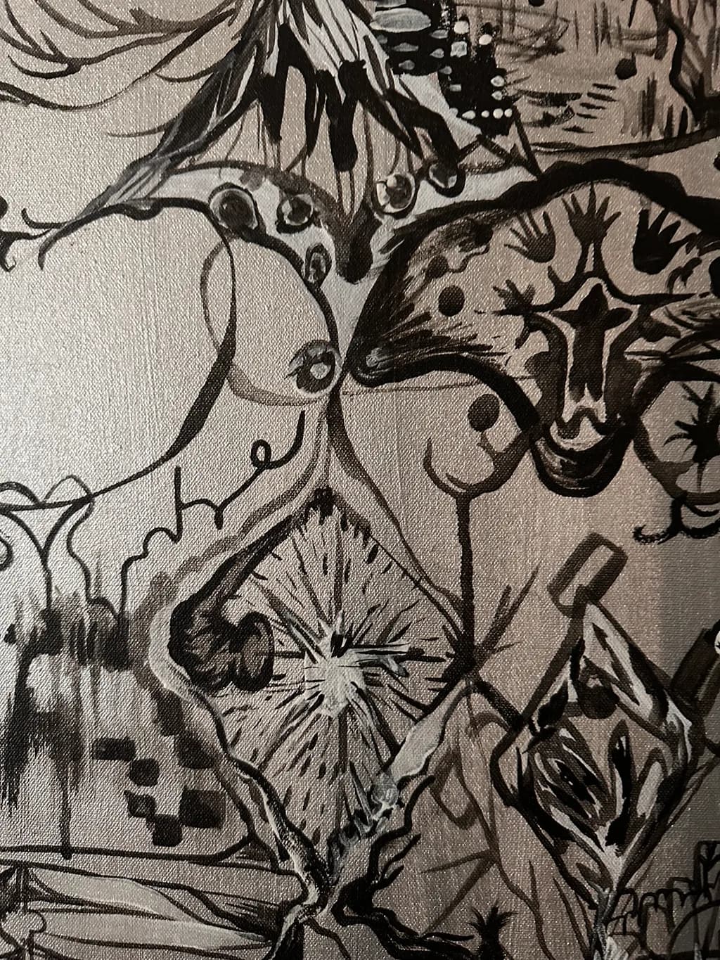 Whispers of the Abstract: A Dance of Shadows and Shapes in Monochrome Elegance