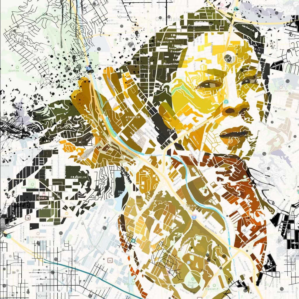 Urban Essence: A Portrait of Identity Interwoven with City Maps