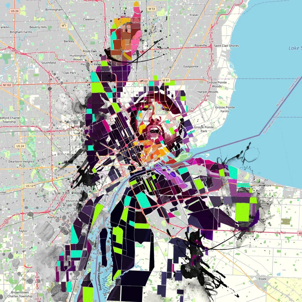 Urban Pulse: A Vibrant Tribute to Detroit's Spirit and Resilience