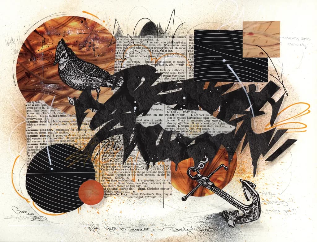 Scan 10 Mixed Media Composition