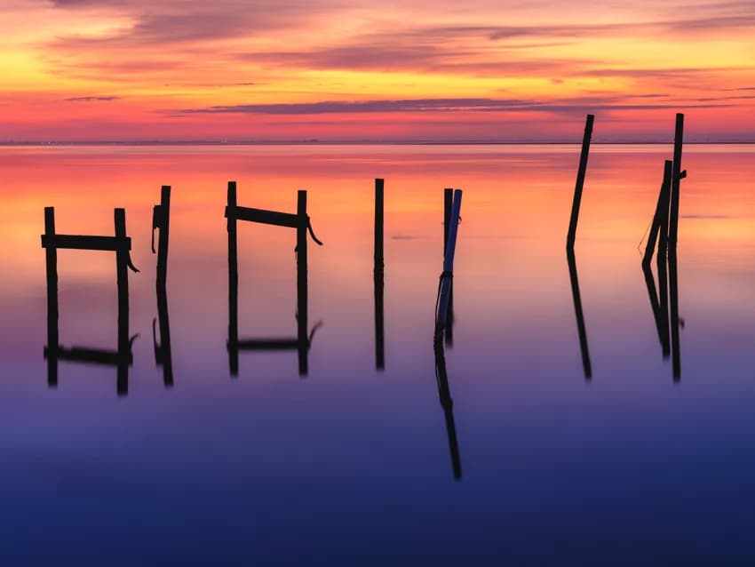 Whispers of Twilight: Reflections on Still Waters