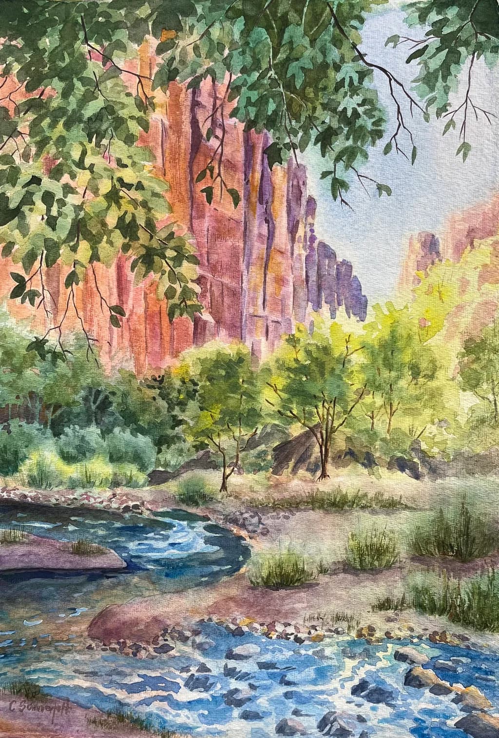 Sunlit Canyon Creek