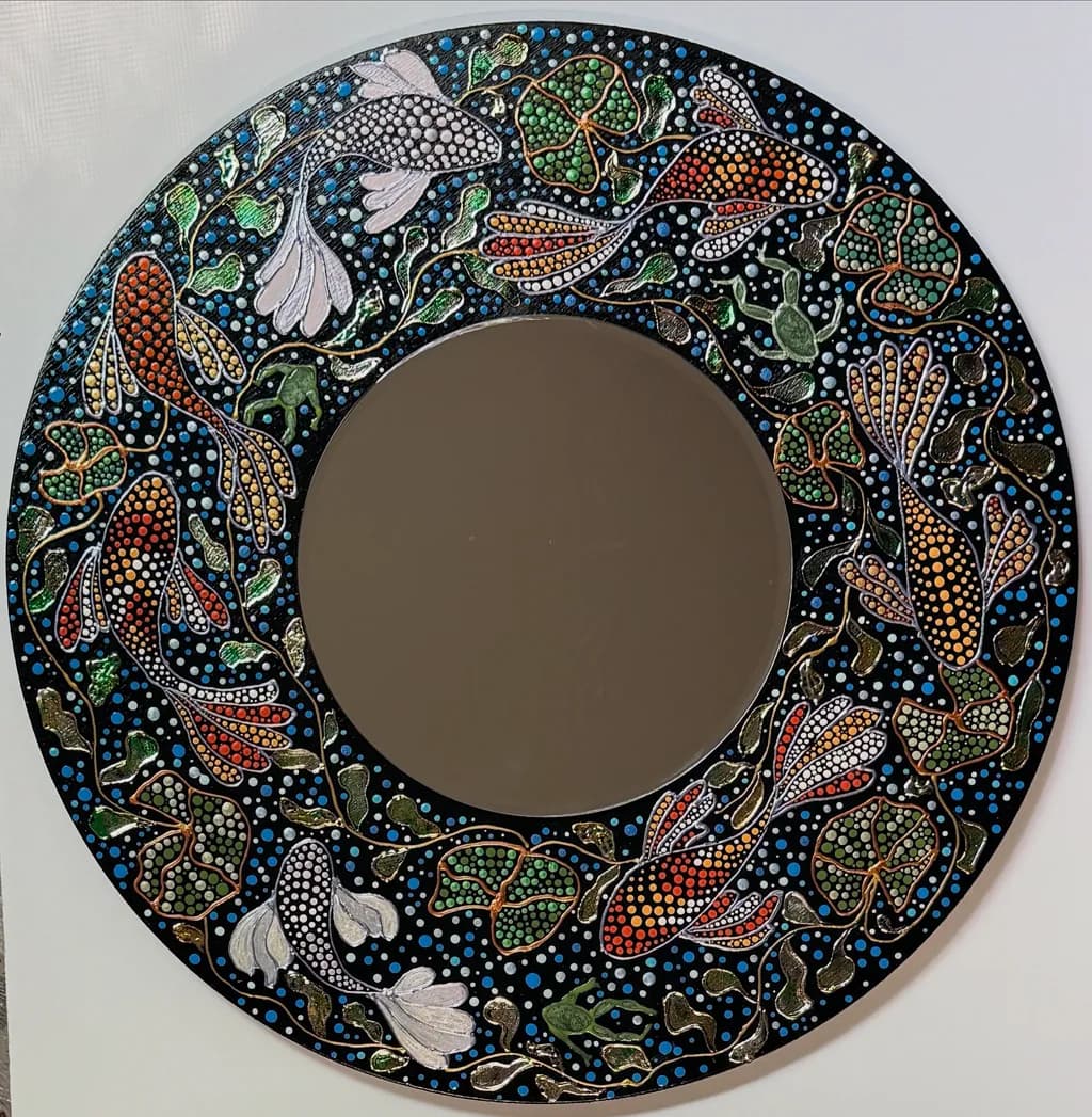 Koi Pond Mirror