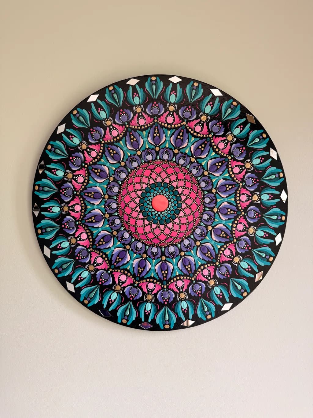 Floral Mandala Circle
