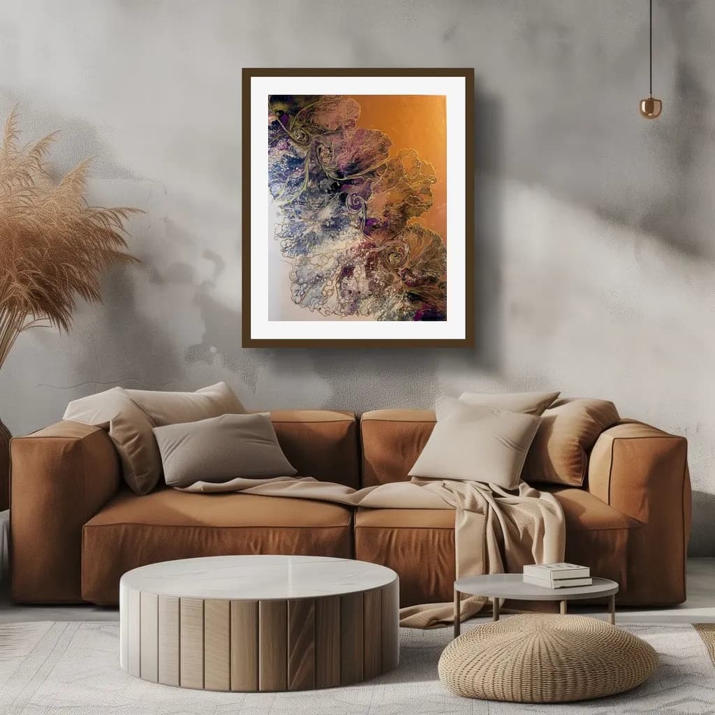 Whispers of Color: A Dreamlike Floral Journey in Abstract Elegance