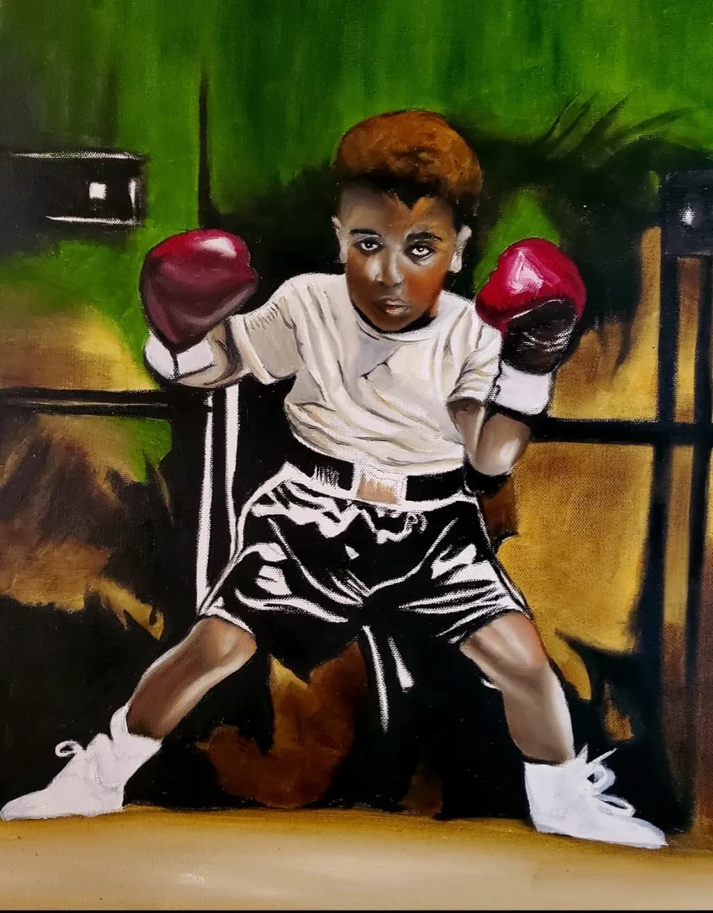 Fierce Determination: A Young Boxer’s Journey in the Ring