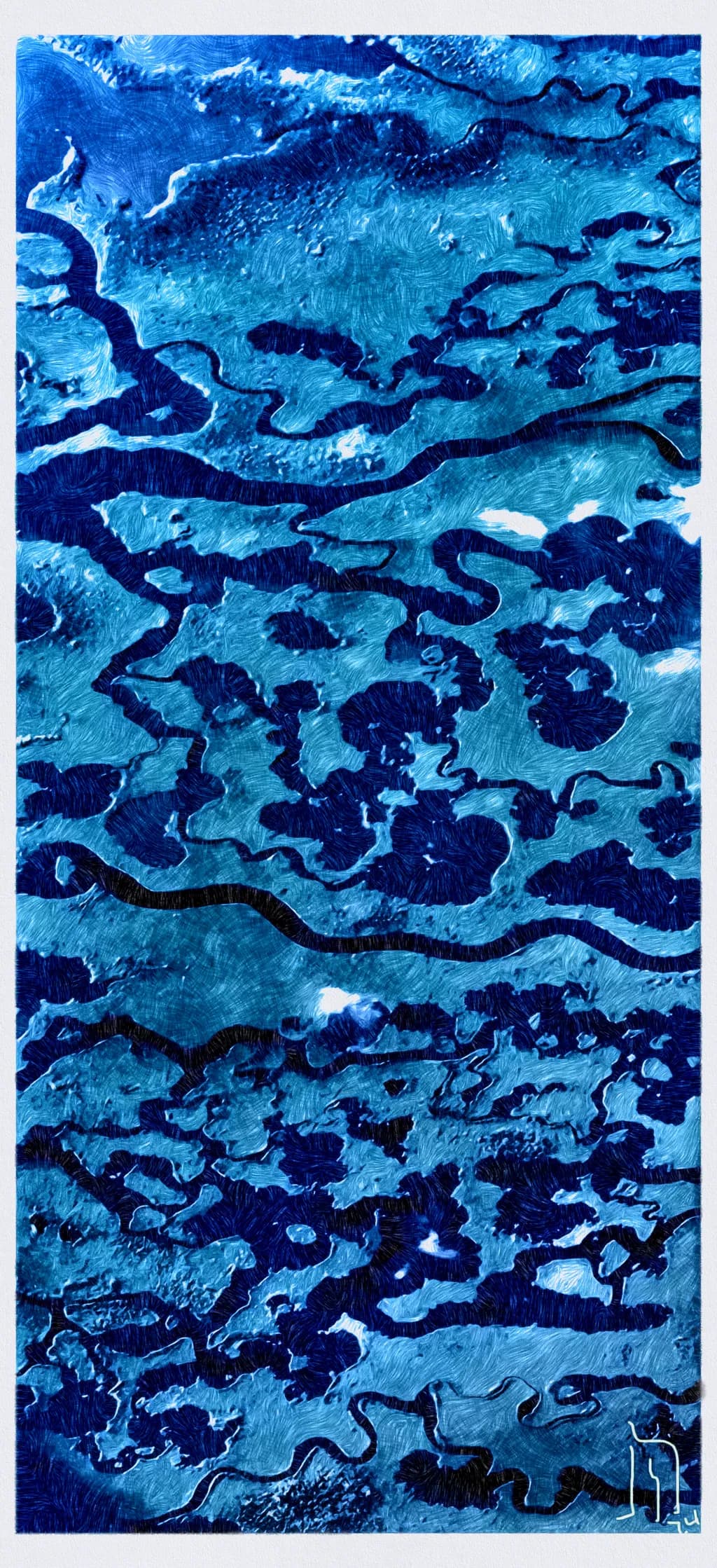 Whispers of the Deep: A Journey Through Oceanic Blues