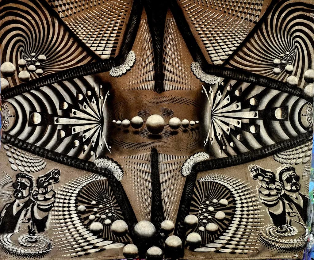Dynamic Monochrome Geometry