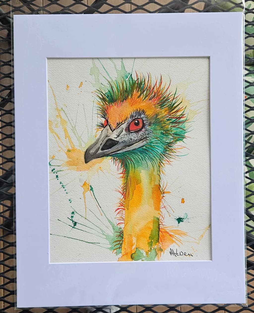 Colorful Bird Portrait