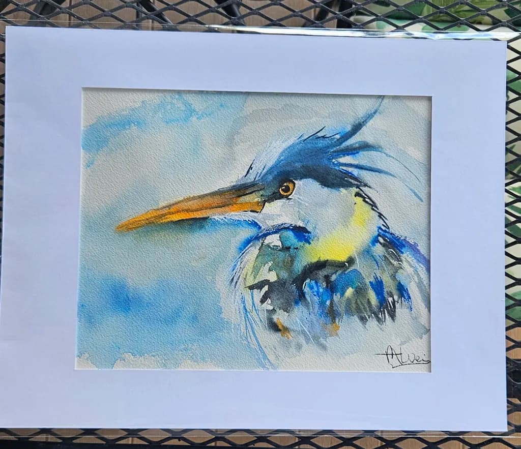 Heron Portrait
