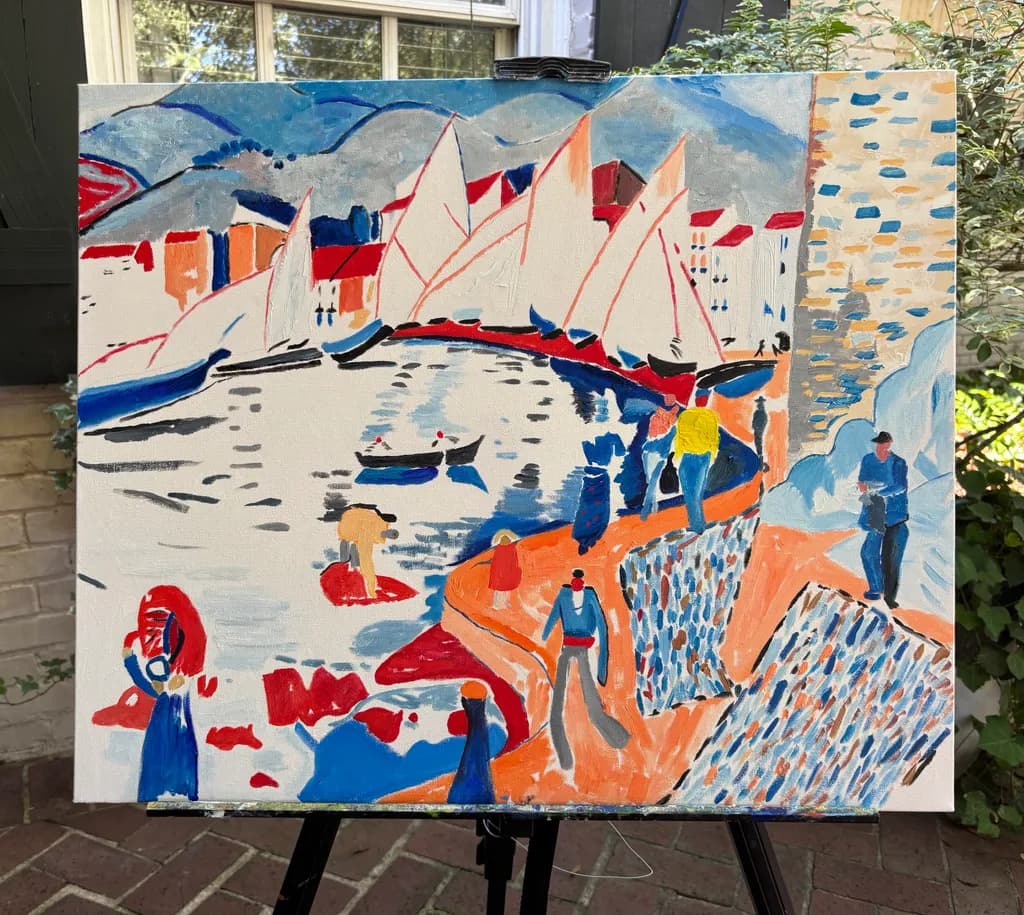 Harbor Whispers: A Vibrant Stroll Along the Shoreline