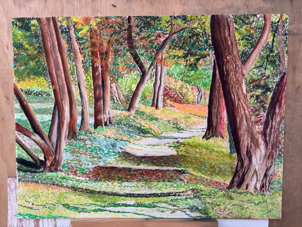 Whispers of the Forest: A Vibrant Pathway Through Nature's Embrace