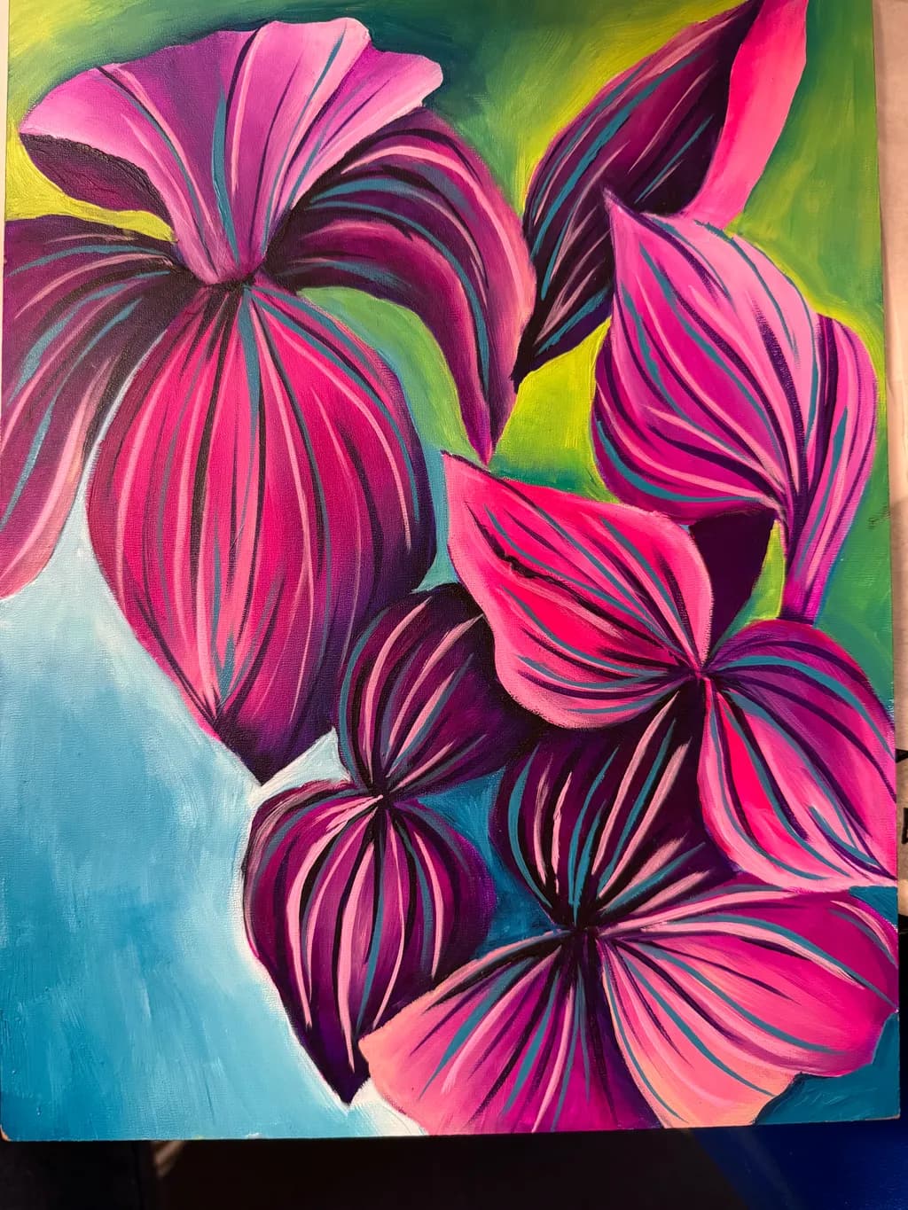 Vibrant Petals: A Dance of Pink and Green in Nature's Embrace