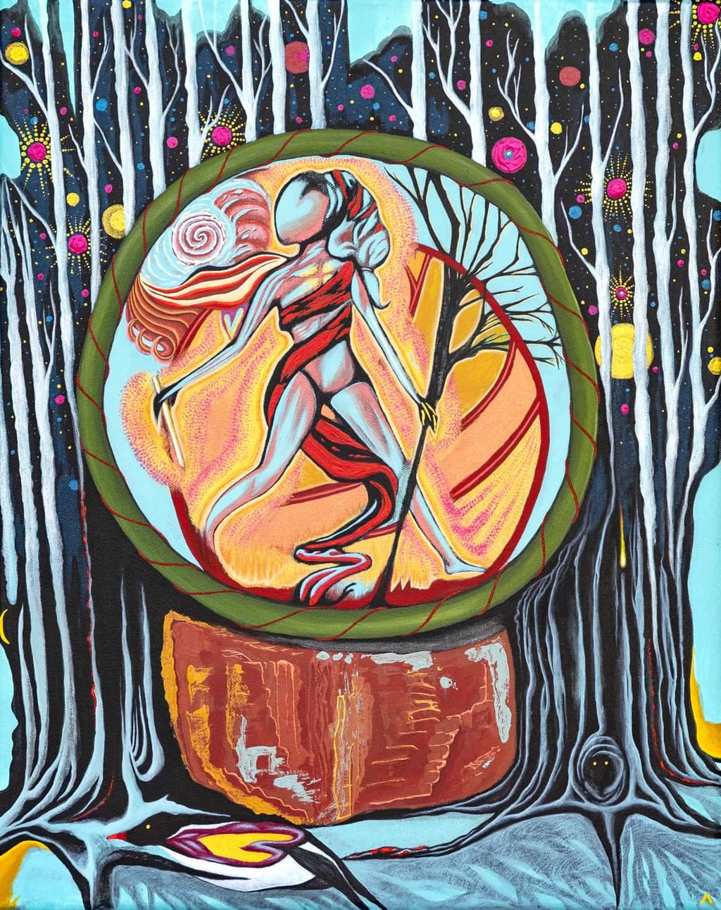 Whispers of the Cosmic Dancer: A Journey Through Enchanted Woods