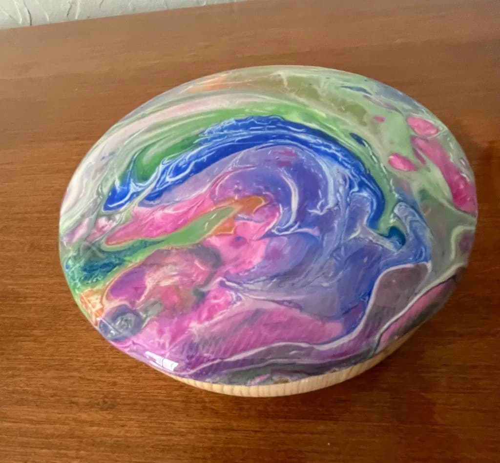 Colorful Swirl Dish
