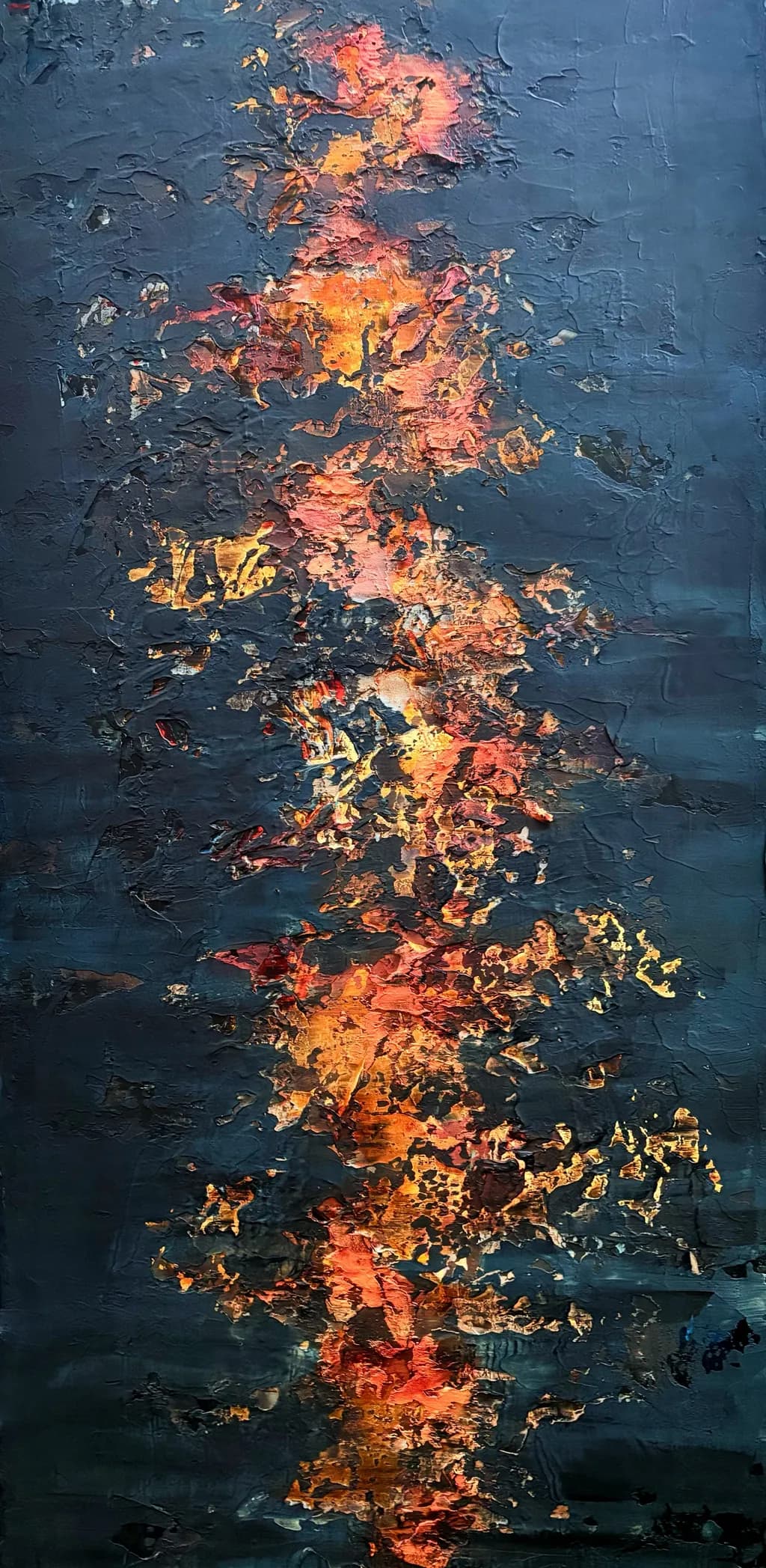 Ethereal Flames: A Dance of Light and Shadow in Abstract Form