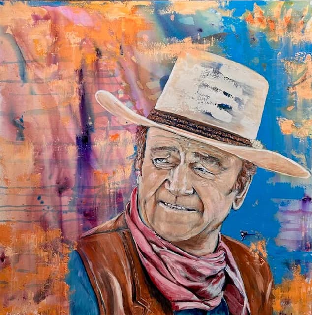 Colorful Cowboy Portrait