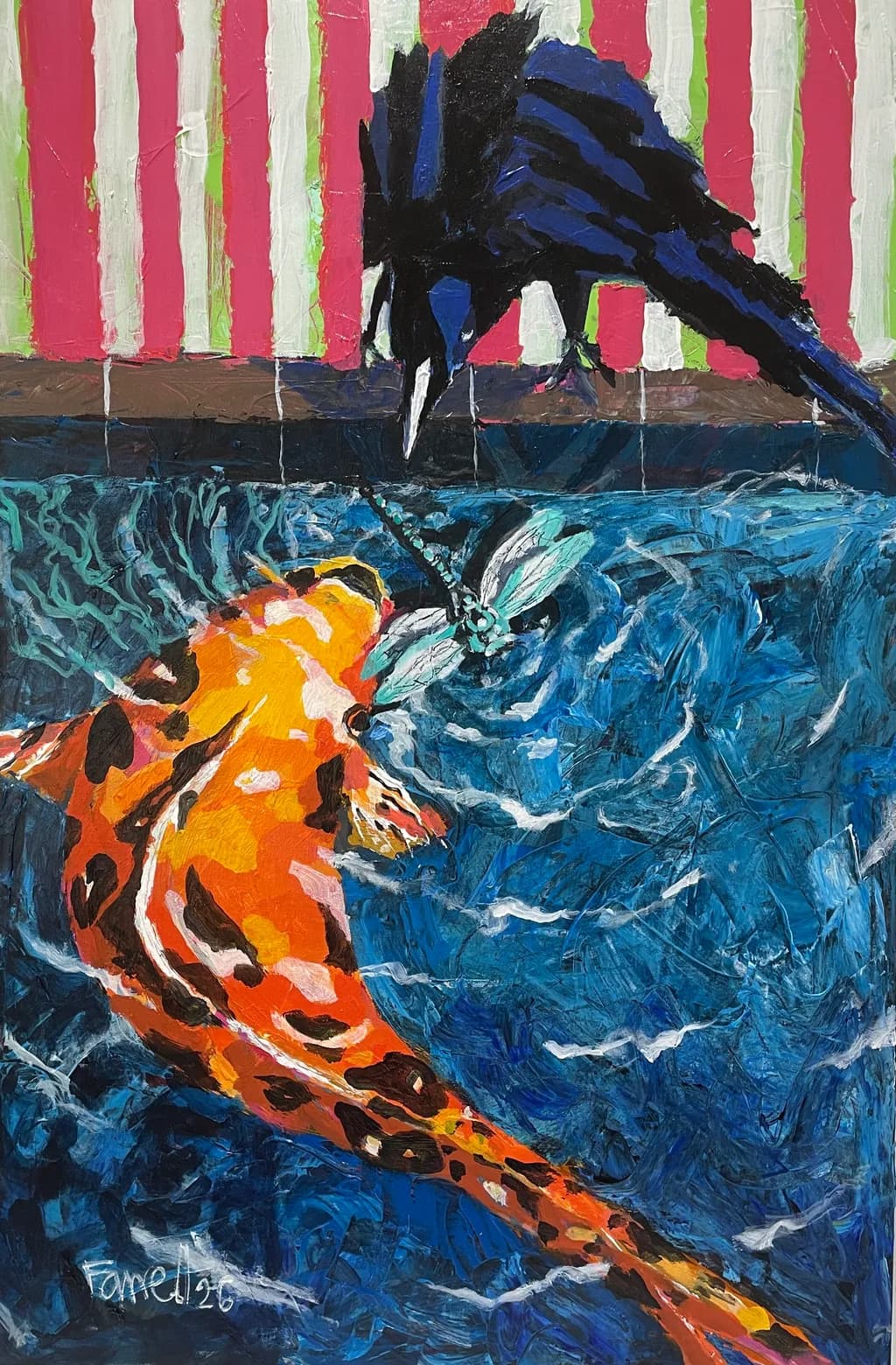 Fish and Bird Encounter