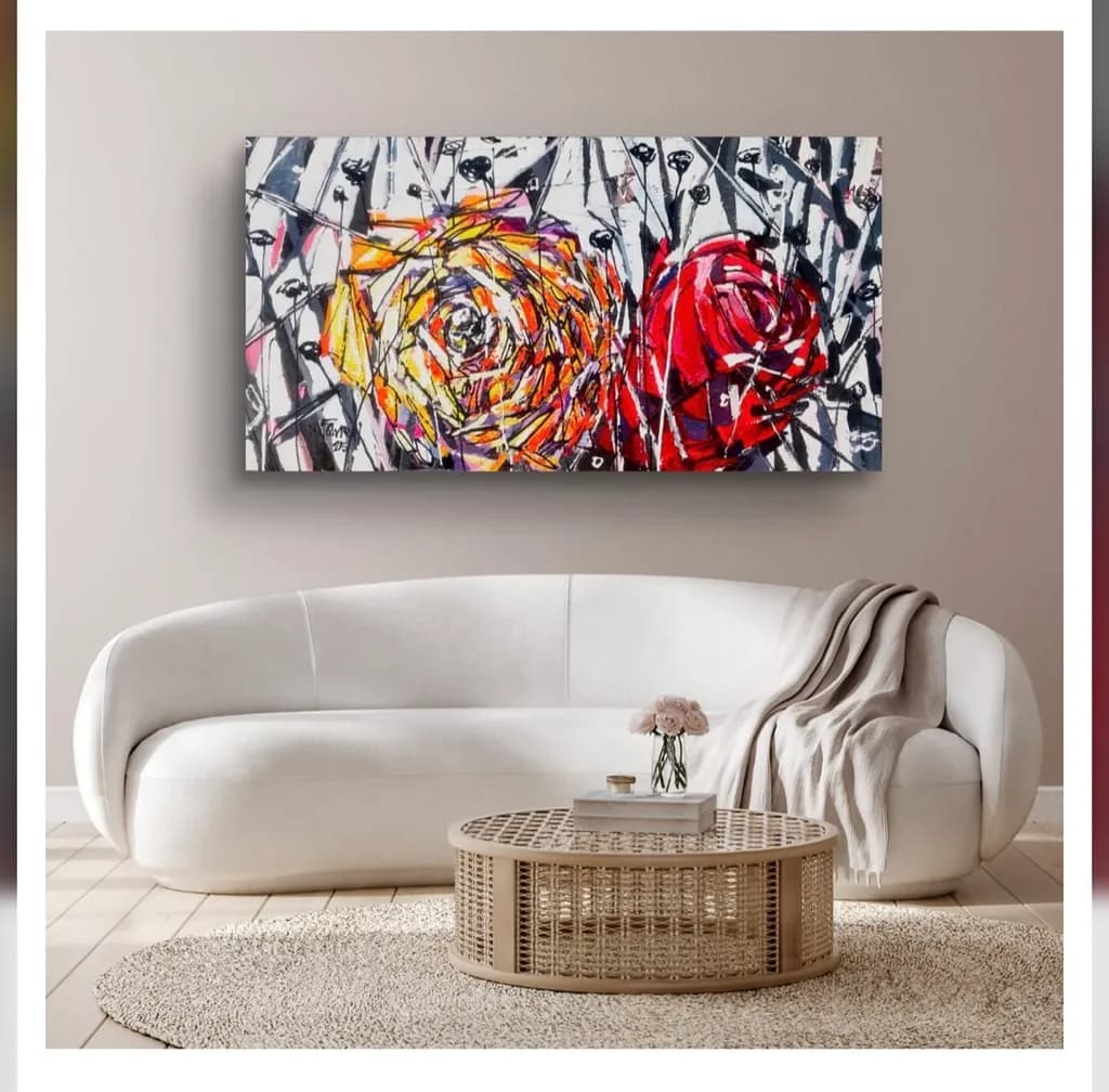 Abstract Roses
