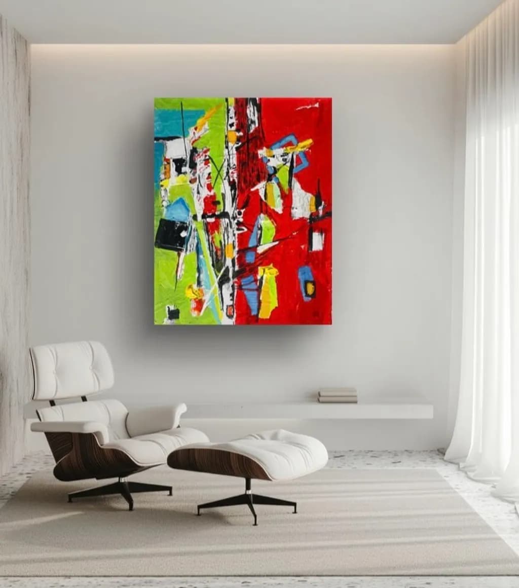 Abstract Color Grid