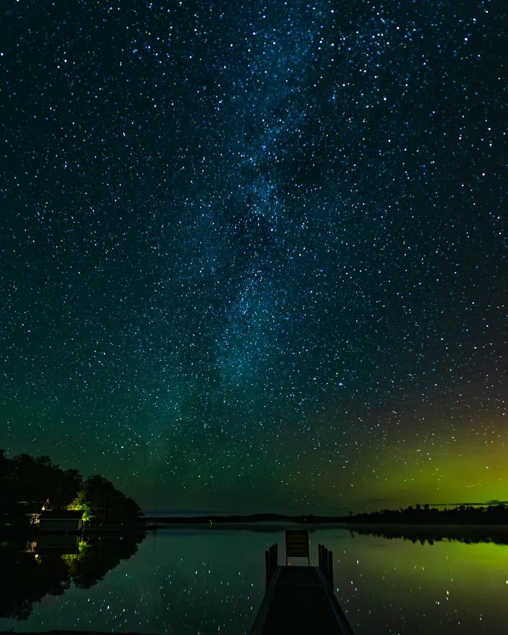 Starry Night Reflections