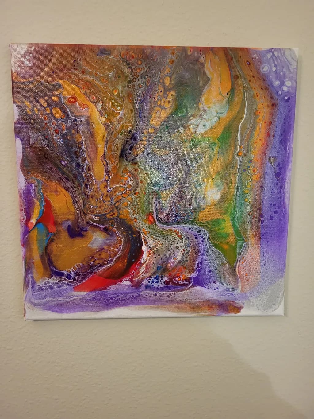 Vibrant Whirlwind: A Dance of Color and Emotion