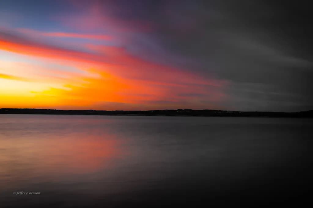Sunset Reflection on Water