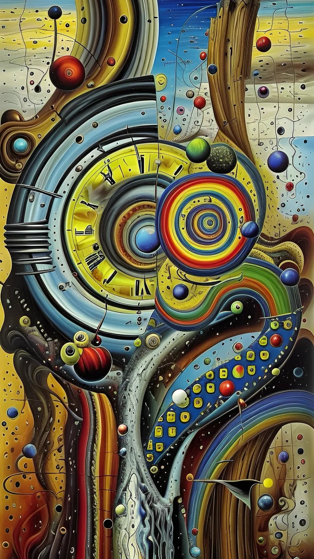 Eternal Whirl: A Journey Through Time and Color